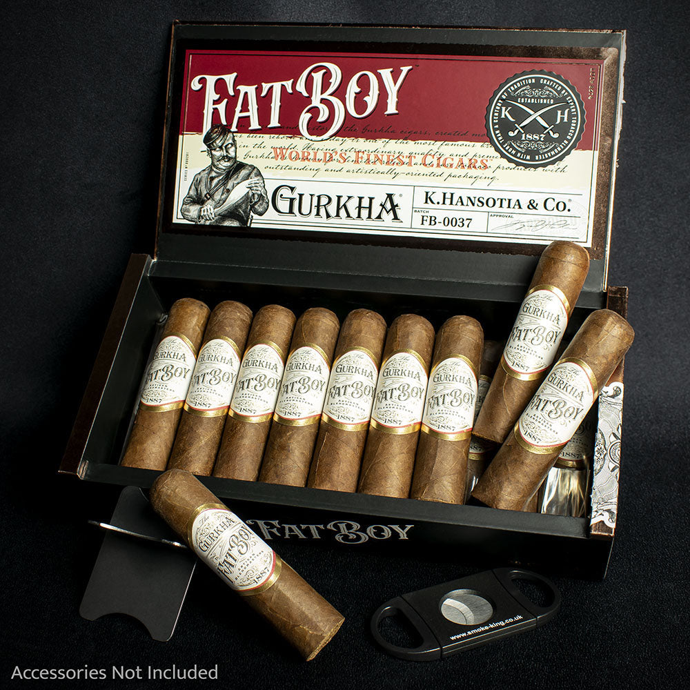 fatboy tobacco Gurkha Fat Boy Nicaraguan Robusto 4x60 Cigars