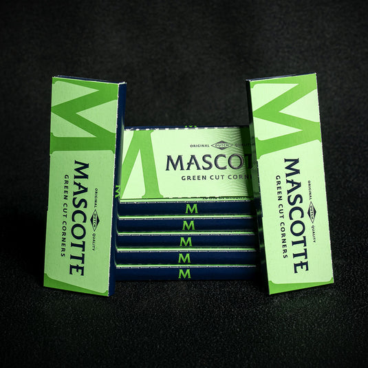 Mascotte Green Premium Rolling Papers - Box of 50