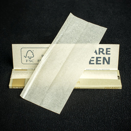 Mascotte King Size Slim Rolling Papers Organic Hemp - Bundle of 3