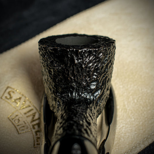 Savinelli Mini Bocch 6mm Briar Pipe - Rustic 409