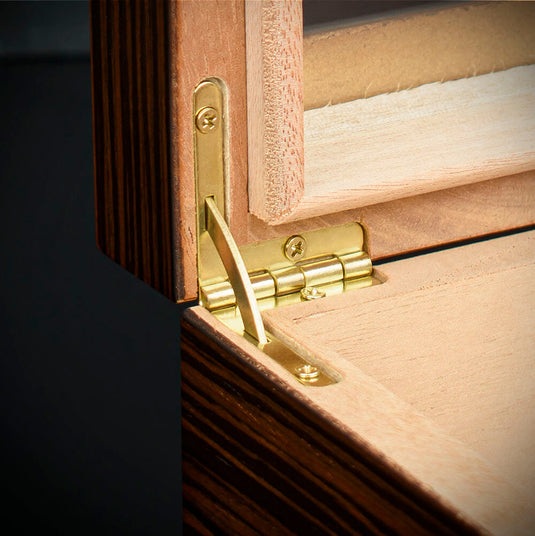 Cigar Humidor Ebony 25 Capacity - HU21