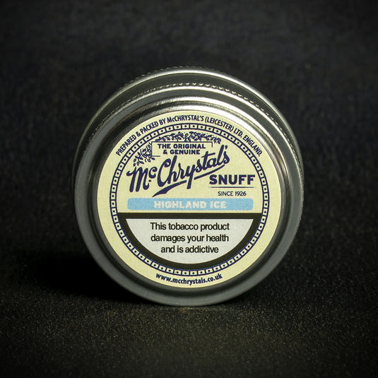 McChrystal's Highland Ice Snuff (Menthol & Eucalyptus) - 3.5g Mini Tin