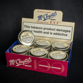 McChrystal's Original & Genuine Medicated Snuff 8.75g Large Tins - Box of 12