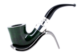 Peterson of Dublin Green Spigot Briar Smoking Pipe - Shape 05