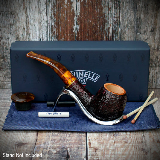 Savinelli Tortuga Rustic Shape No.626 - 6mm Briar Pipe