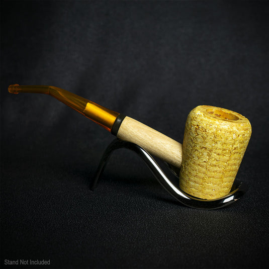 Missouri Meerchaum Original Legend Corn Cob Pipe - Bent
