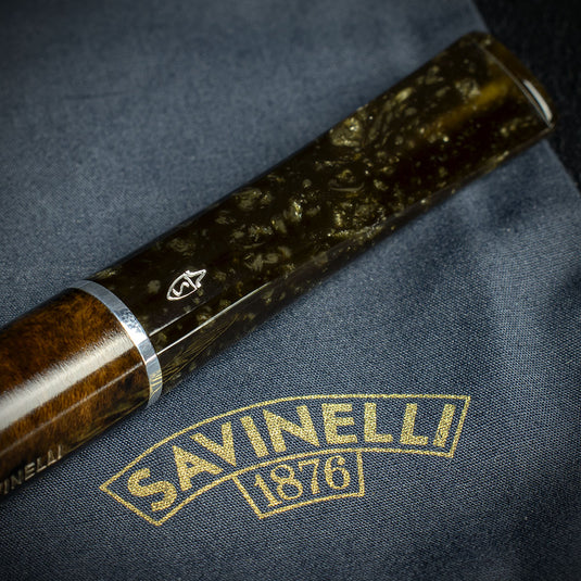Savinelli Marron Glace Smooth Briar Pipe - Shape 111 6mm