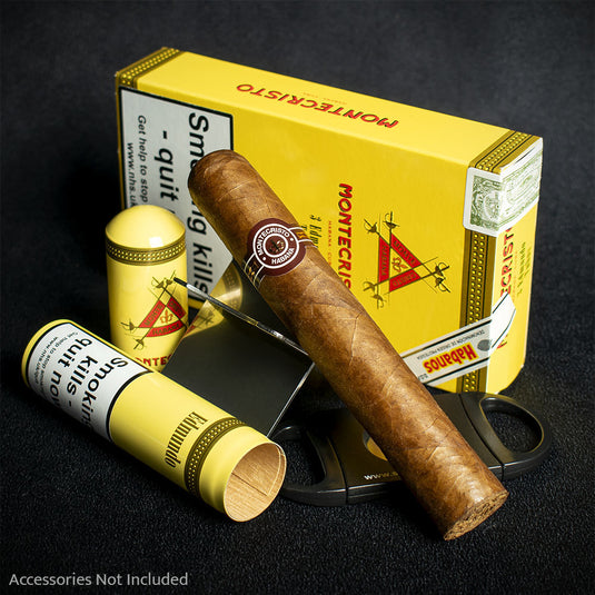 Montecristo Edmundo Tubos Cuban Cigars - 3 Pack