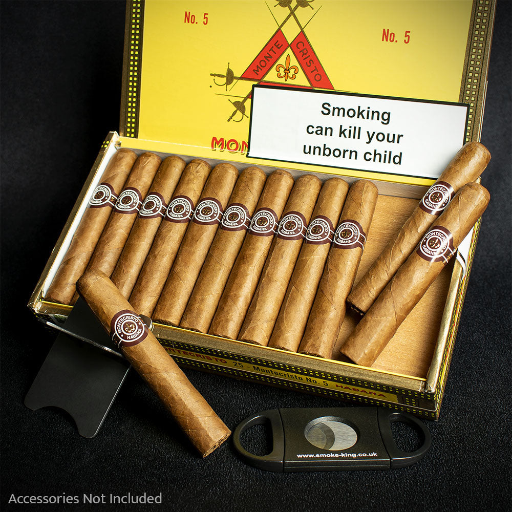 Montecristo No.5 Cuban Cigars - Box of 25