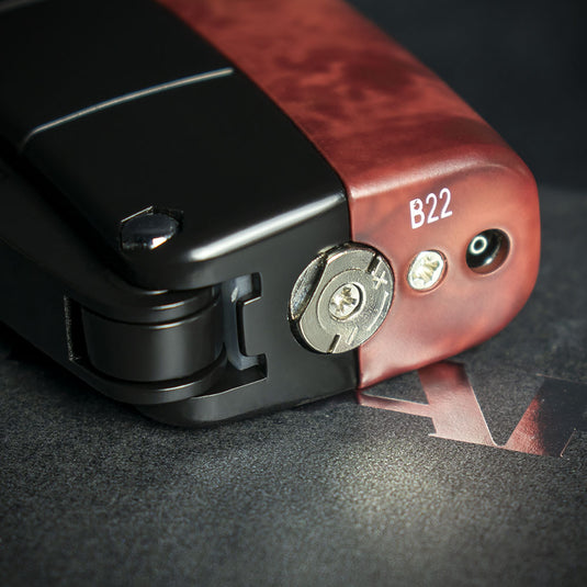 Xikar Resource II Pipe Lighter - Black & Burlwood