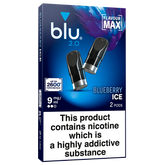 Blu 2.0 Blueberry Ice Vape Pods 9mg/ml 2 Pack