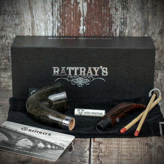 Rattray's Alba Briar Smoking Pipe - Shape No 48