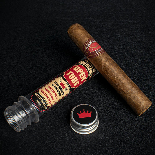 2026 Fathers Day Cigar Gift Tube - Dads Emergency Cigar