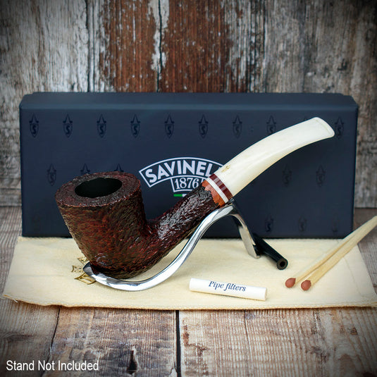 Savinelli Avorio Rustic Brown 920 - 6mm Briar Pipe