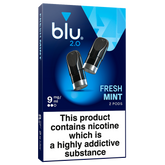 Blu 2.0 Fresh Mint Vape Pods 9mg/ml 2 Pack