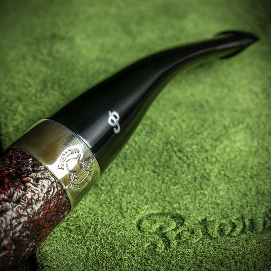 Peterson of Dublin Sherlock Holmes Deerstalker Red Sandblast Briar Pipe