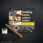 Moments Black Miniature Cigars - Pack of 20