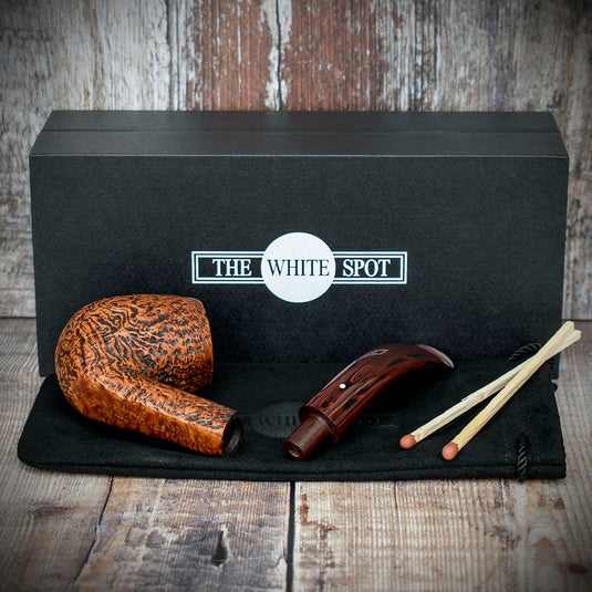 Alfred Dunhill White Spot Briar Smoking Pipe - County 5102