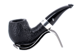 Peterson of Dublin 160th Anniversary Pat. B. Sandblast Smoking Pipe - Bent Billiard