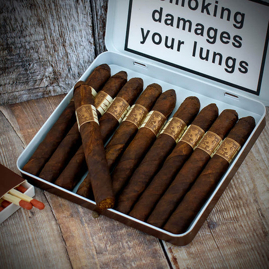 Drew Estate Tin Liga Privada T52 Coronet Cigars - Tin of 10