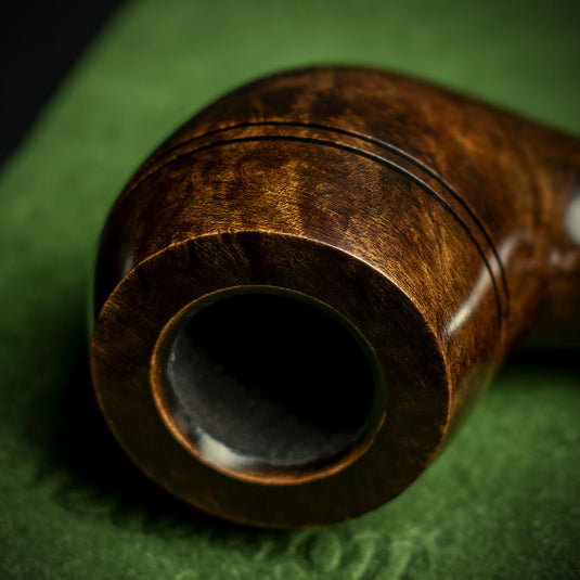 Peterson of Dublin Sherlock Holmes Briar Smoking Pipe Dark Series - Deerstalker Smooth Deerstalker