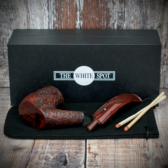 Alfred Dunhill White Spot Briar Smoking Pipe - Cumberland 5133