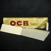 OCB Kingsize Slim Organic Hemp Rolling Papers & Tips - Single Pack