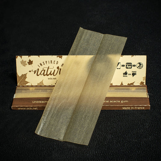 OCB Kingsize Slim Virgin Rolling Papers - Single Pack