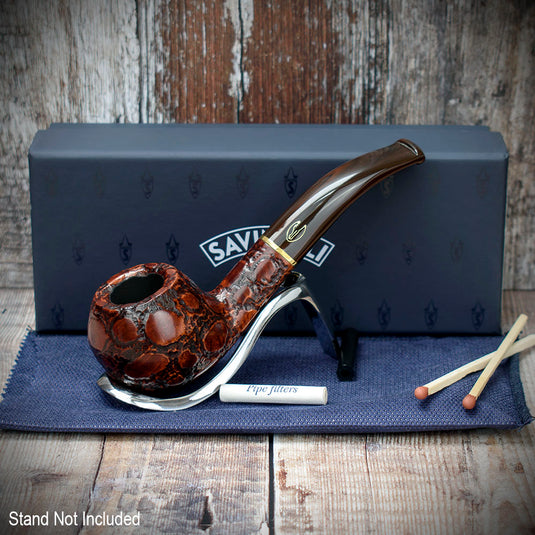 Savinelli | Alligator 6mm Smoking Pipe | Brown 673