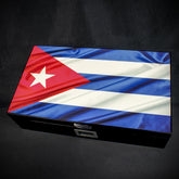 Humidor Cuban Flag Design - 30 - 40 Cigar Capacity
