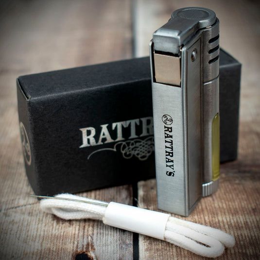 Rattray's Steam Punk Petrol Lighter - Chrome Finish