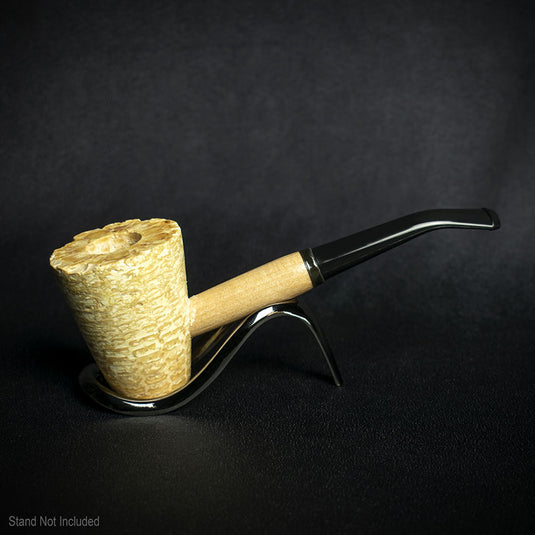 Missouri Mark Twain Corn Cob Pipe - Bent