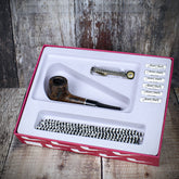 Smoke-King Pipe Smoker's Beginner Set (Straight Rustic Pipe)