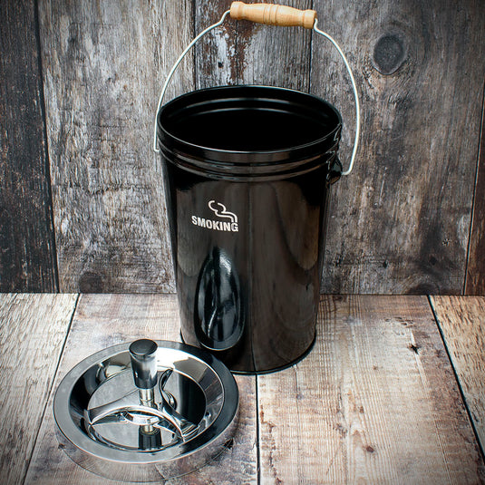 Spinner Ashtray - Black Bucket