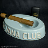 Havana Club Collection Ashtray - Egoista Single Cigar Ashtray - Turqoise