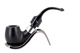 Peterson of Dublin Deluxe System Ebony 12.5 Briar Smoking Pipe - Shape 68