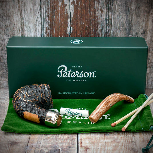 Derry Rusticated Briar Pipe By Peterson of Dublin - Shape 69 (9mm)