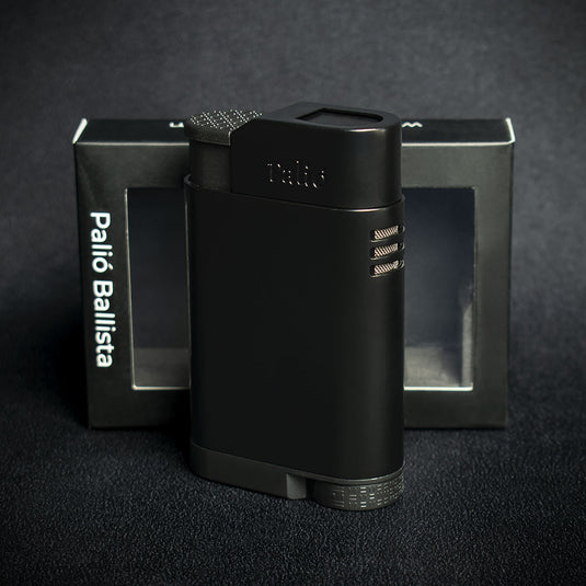 Palio Ballista Single Jet Cigar Lighter - Black
