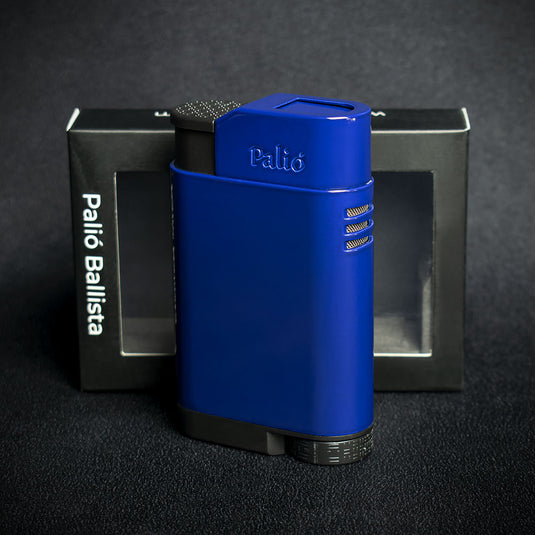 Palio Ballista Single Jet Cigar Lighter - Blue