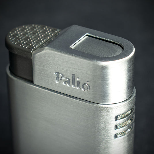 Palio Ballista Single Jet Cigar Lighter - Silver