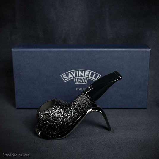 Savinelli Mini Bocch 6mm Briar Pipe - Rustic 321