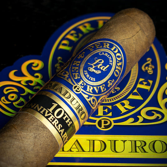Perdomo 10th Anniversary Maduro Robusto Cigars - Box of 25