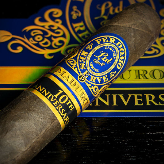 Perdomo 10th Anniversary Maduro Super Toro Cigars - Box of 25