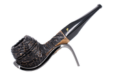 Peterson of Dublin Aran Rusticated Briar Smoking Pipe - Shape No.150
