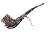 Peterson of Dublin Aran Rusticated Briar Smoking Pipe - Shape No.268