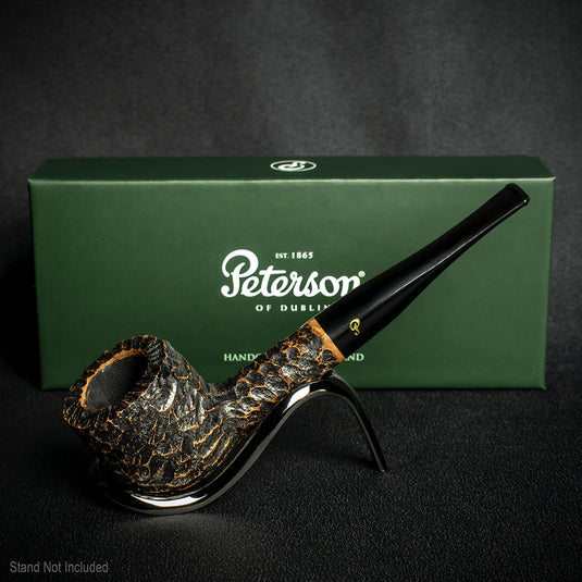 Aran Rusticated Briar Smoking Pipe By Peterson of Dublin - Shape No.606