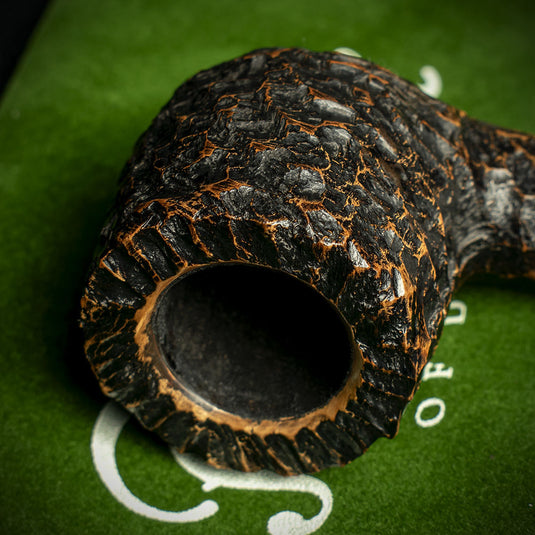Aran Rusticated Briar Smoking Pipe By Peterson of Dublin - Shape No.606