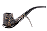 Peterson of Dublin Aran Rusticated Briar Smoking Pipe - Shape No.65