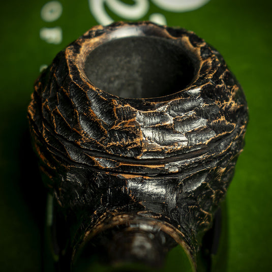 Peterson of Dublin Aran Rusticated Briar Smoking Pipe - Shape No.999