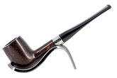 Peterson of Dublin Aran Smooth Nickel Mounted Pipe - Shape 15